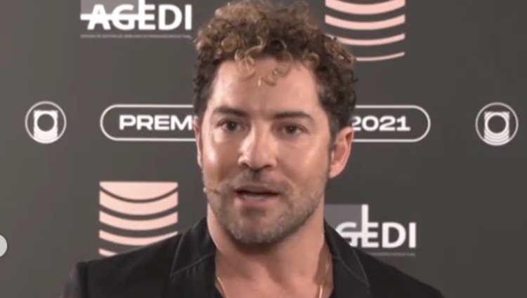 David Bisbal recoge su premio | Instagram