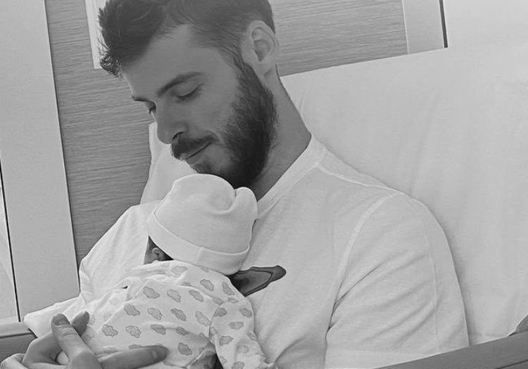 David de Gea con su hija Yanay