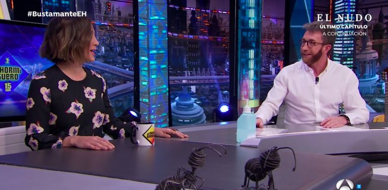 Tamara Falcó hablando con Pablo Motos en 'El Hormiguero'/ Foto: Antena 3