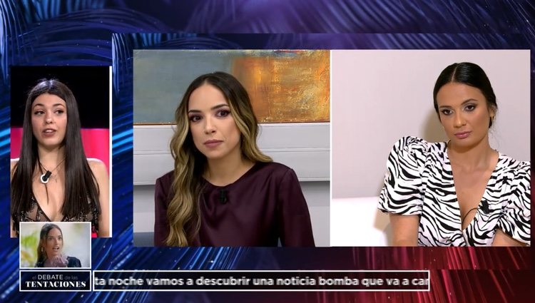 Lucía contando qué sintió al ver las imágenes / Telecinco.es