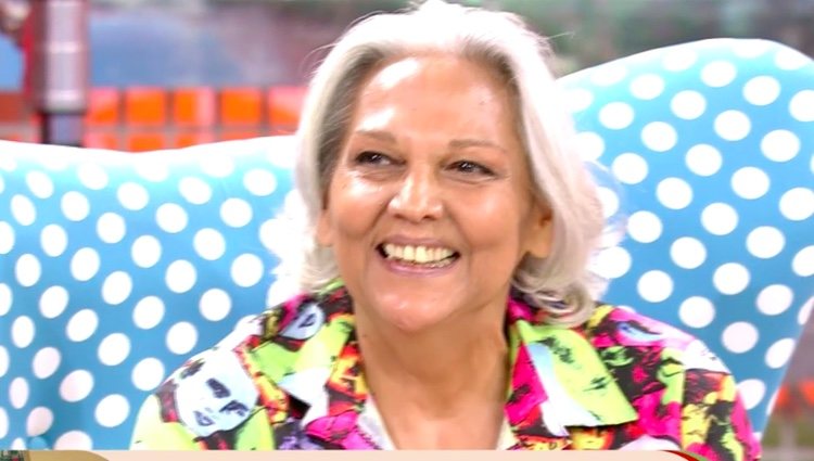 Charo Vega en el plató de 'Sálvame'. / Foto: telecinco.es