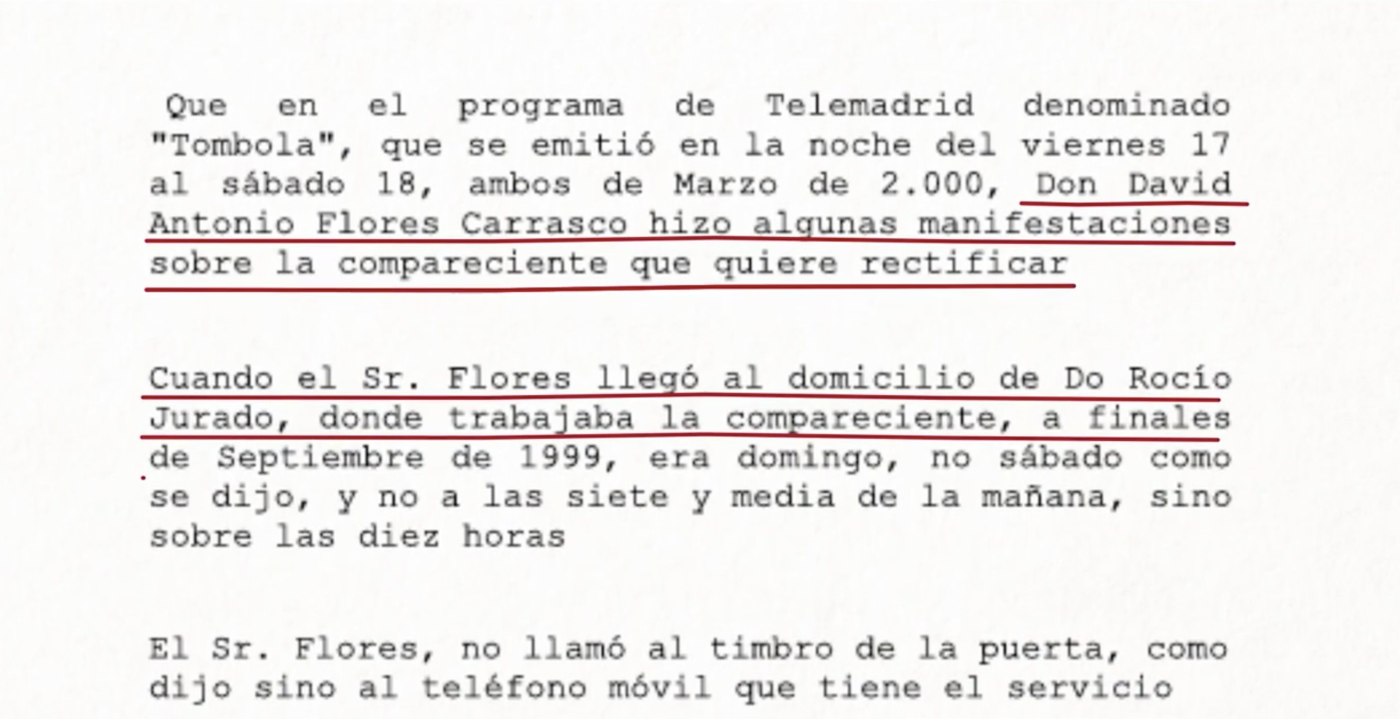 Rocío Carrasco con un acta notarial que desmiente las palabras de Antonio David Flores | Foto: Telecinco.es