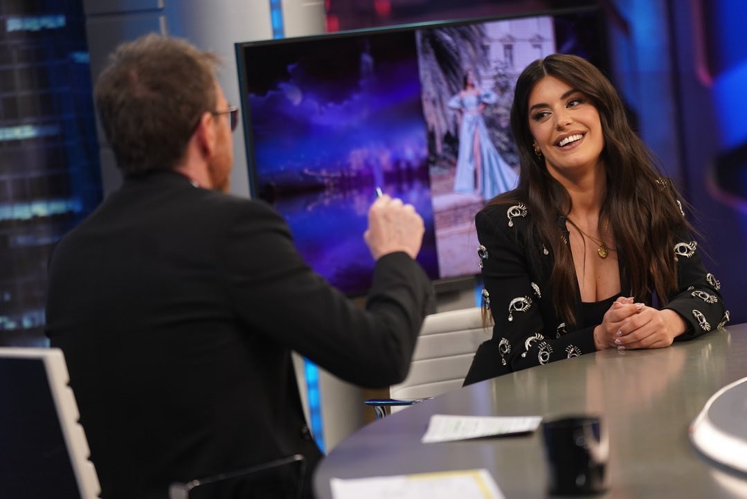 Dulceida hablando con Pablo Motos en 'El Hormiguero'/ Foto: Antena 3