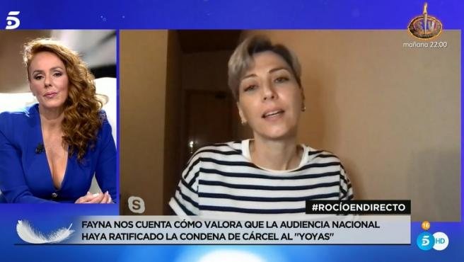 Fayna envía un mensaje muy especial a Rocío Carrasco/ Foto: telecinco.es