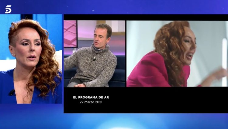 Rocío Carrasco escucha las palabras de Alessandro Lequio | Foto: telecinco.es