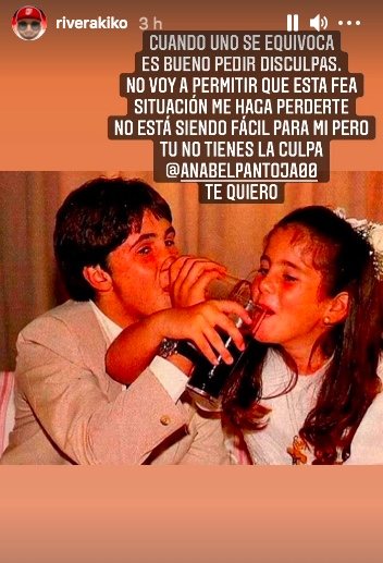 Kiko Rivera pide perdón a Anabel Pantoja | Instagram