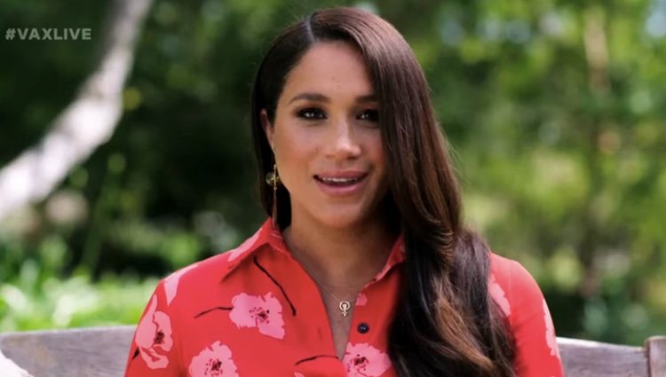 Meghan Markle en su intervención en Vax Live