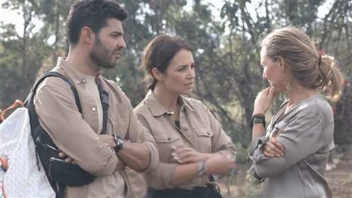 Paula Echevarría y Miguel Torres en 'Planeta Calleja'/ Foto: cuatro-com