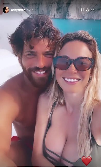 Can Yaman y Diletta Leotta, muy sonrientes/ Foto: Instagram