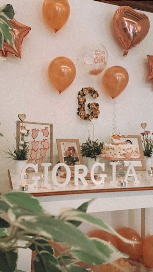 La decoración de la baby shower de </p><p>Ivana/ Foto: Instagram