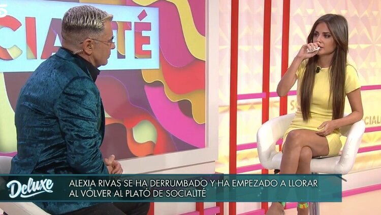 Alexia Rivas habla con Jorge Javier | Foto: telecinco.es