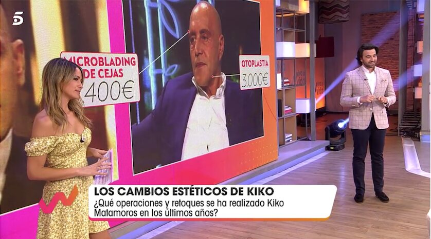 Kiko Matamoros ve sus retoques estéticos en 'Viva la vida'/ Foto: telecinco.es