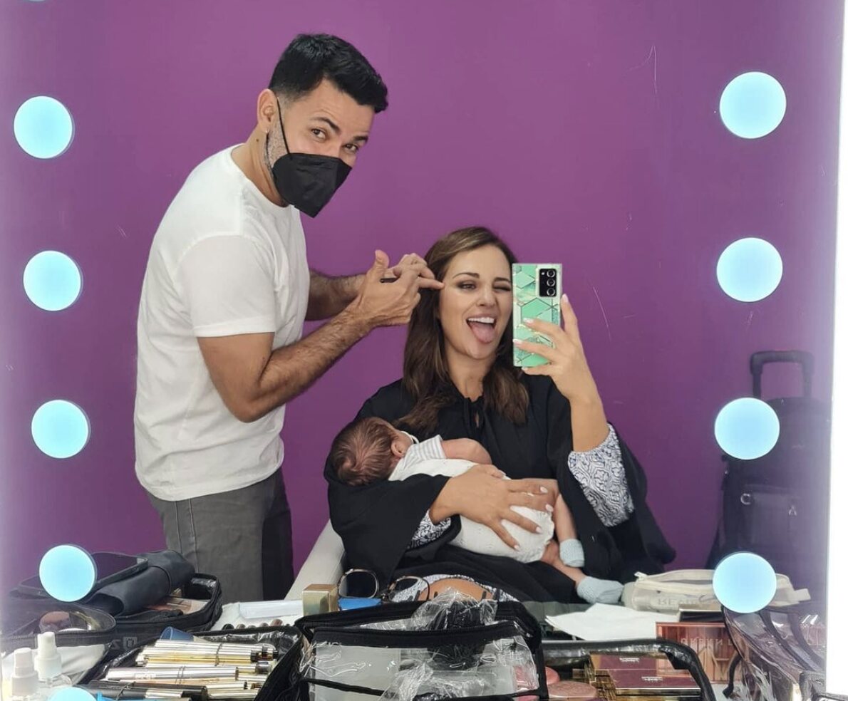 Paula Echevarría ha vuelto al trabajo con su bebé/ Foto: Instagram