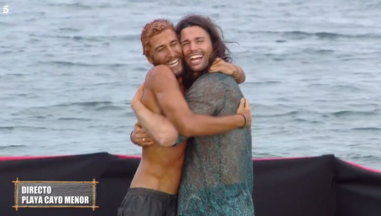 El reencuentro de Gianmarco y su hermano Luca en 'Supervivientes 2021' | Foto: Telecinco