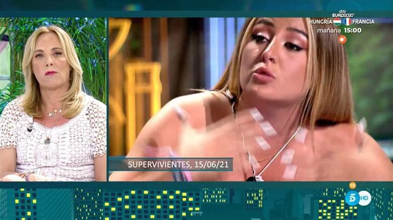 Belén Rodríguez hablando de Rocío Flores/ Foto: telecinco.es