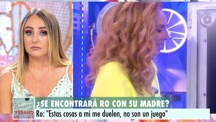 Rocío Flores ve las imágenes de su madre | Foto: telecinco.es