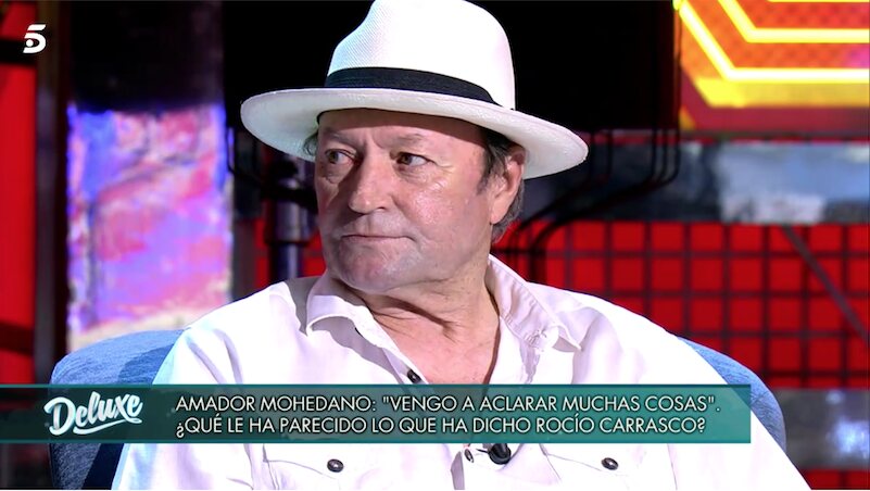 Amador Mohedano en el plató de 'Viernes deluxe'/ Foto: telecinco.es