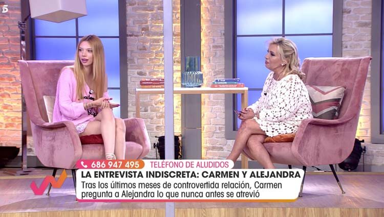 Alejandra Rubio y Carmen | Foto: Telecinco