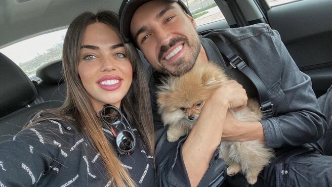 Violeta y Fabio con Canela/ Foto: Instagram