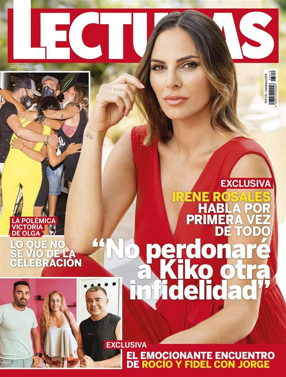 Irene Rosales en la portada de Lecturas