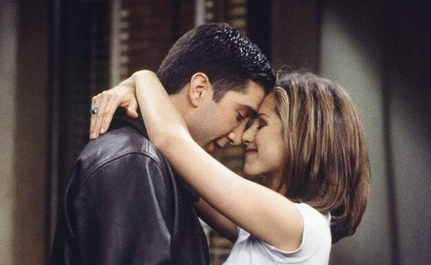 Jennifer Aniston y David Schwimmer en un fotograma de 'Friends'