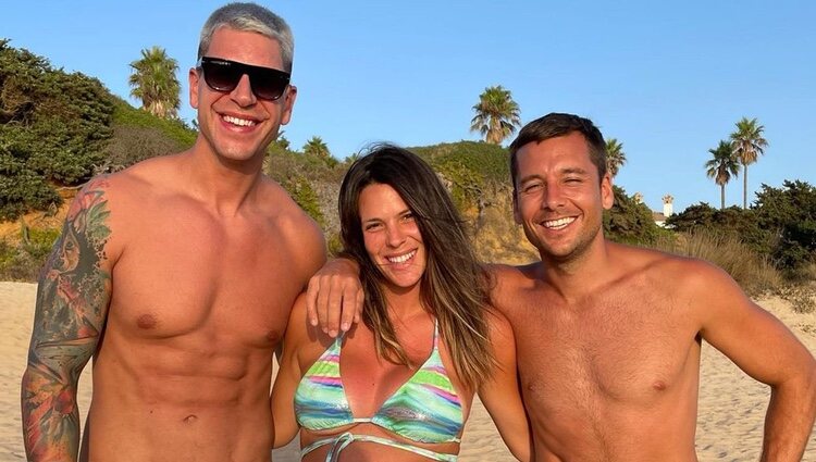 Diego Matamoros con Laura y Benji | Instagram