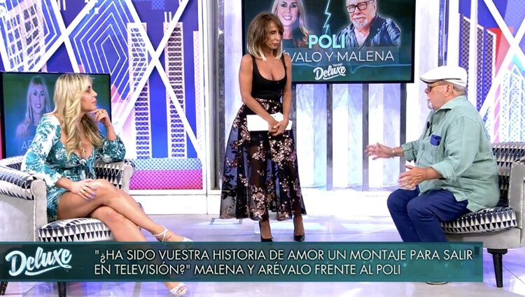 Malena y Arévalo, cara a cara | Foto: telecinco.es