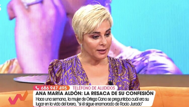 Ana María Aldón en 'Viva la vida' | Foto: telecinco.es