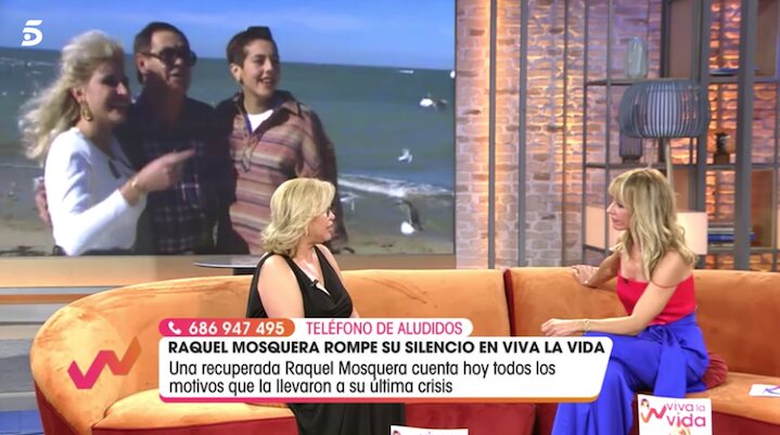 Raquel Mosquera en 'Viva la vida'/ Foto: telecinco.es