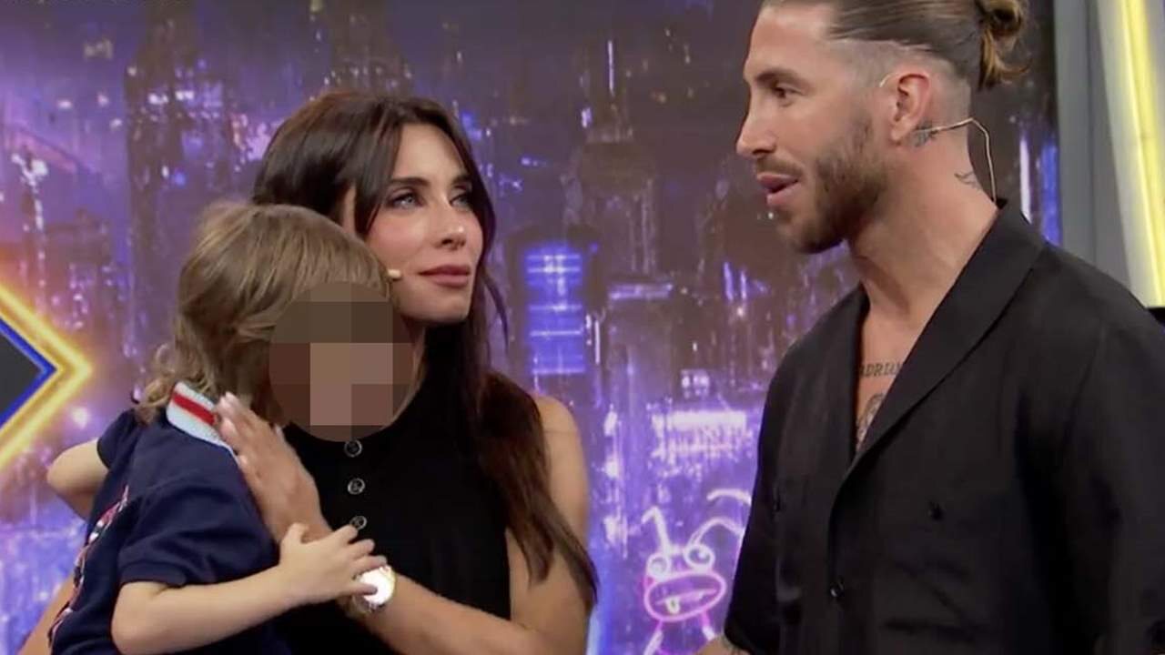 Pilar Rubio con Sergio Ramos y su hijo Alejandro/ Foto: Antena 3