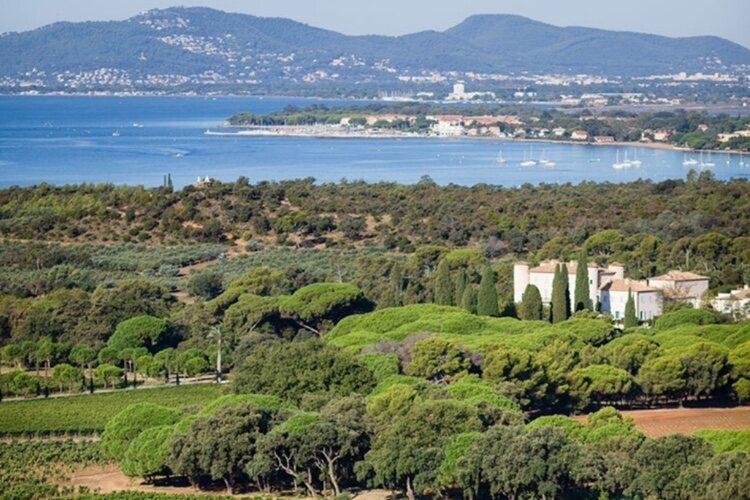 Vista de Château Léoube