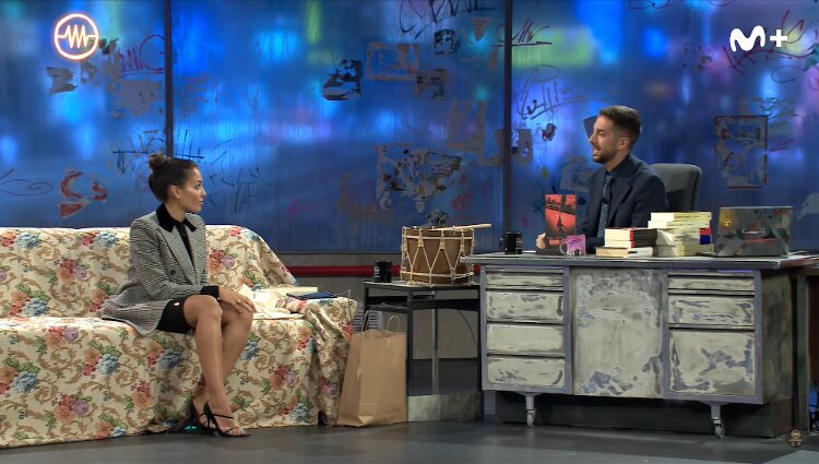 Hiba Abouk en su entrevista con David Broncano en 'La Resistencia' |Foto: Youtube