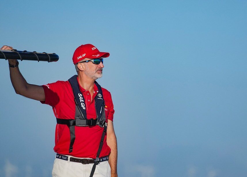 El Rey Felipe descubre una nueva experiencia en el mar/ Foto: Spain SailGP Team