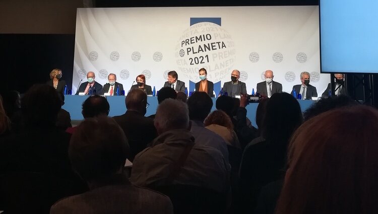 Rueda de prensa del Premio Planeta en la Llotja de Mar de Barcelona