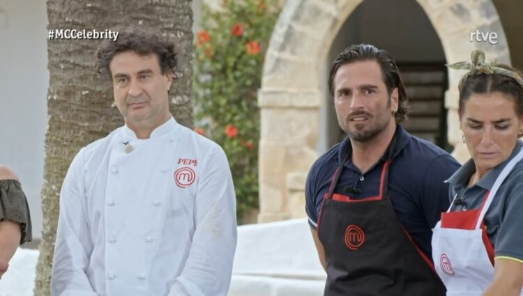 Bustamante durante la prueba de exteriores de 'Masterchef Celebrity 6' / RTVE.es