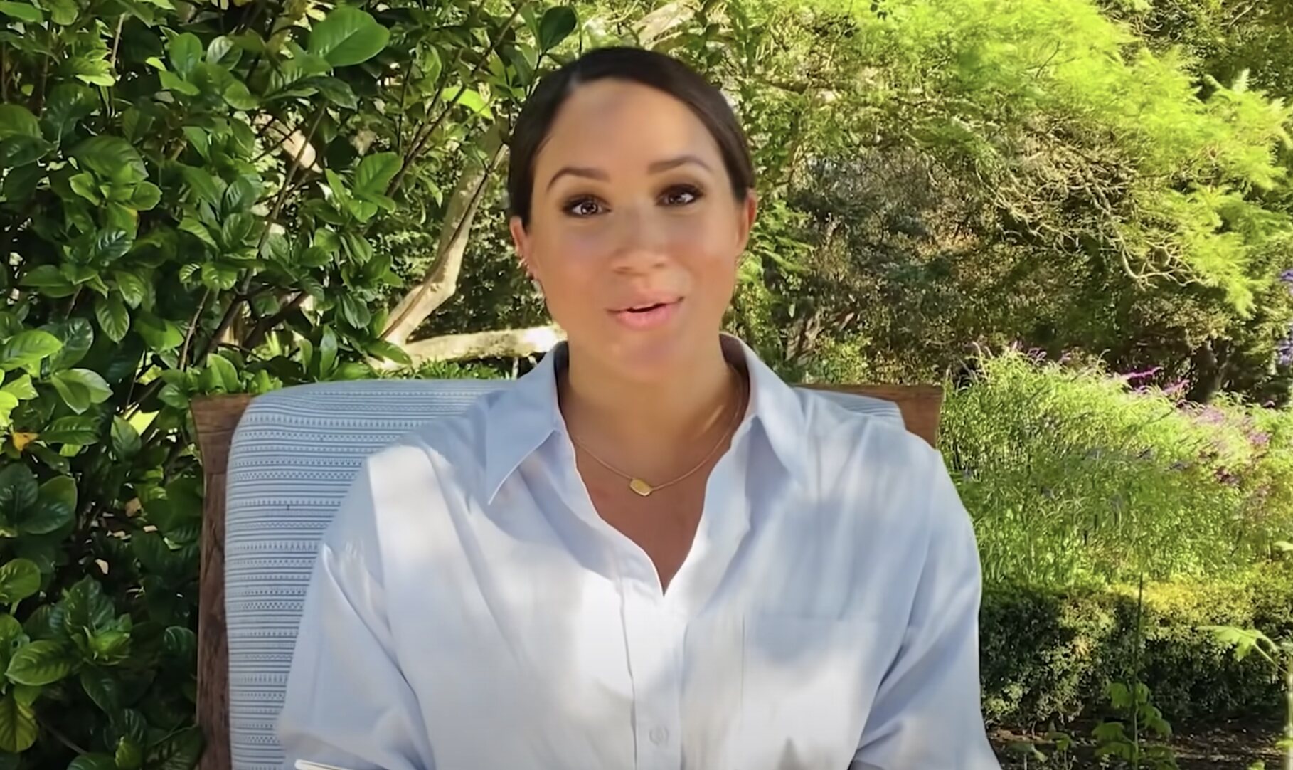 Meghan Markle leyendo su cuento 'The Bench'/ Foto: Youtube