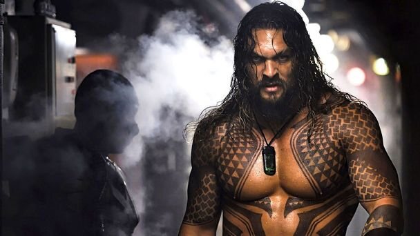 Jason Momoa en un fotograma de 'Aquaman'