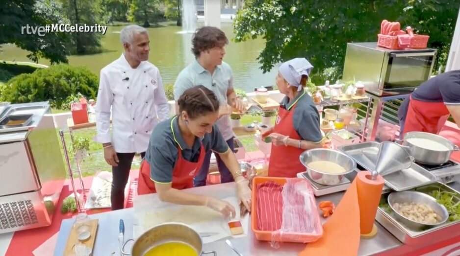 Verónica Forqué y Belén López durante la prueba de equipos / RTVE.es