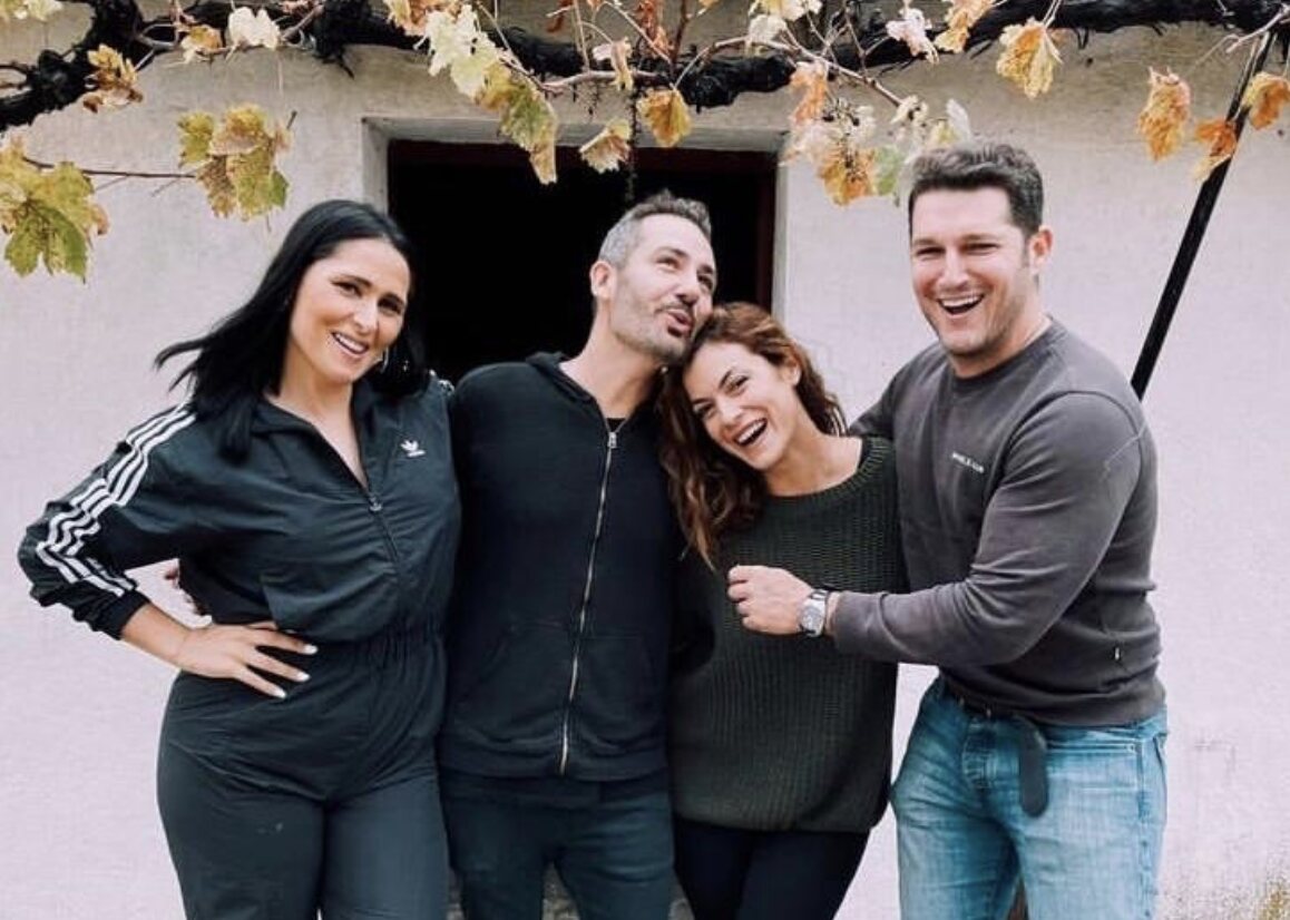 Rosa López, Geno Machado, Alejandro Parreño y Manu Tenorio juntos/ Foto: Instagram