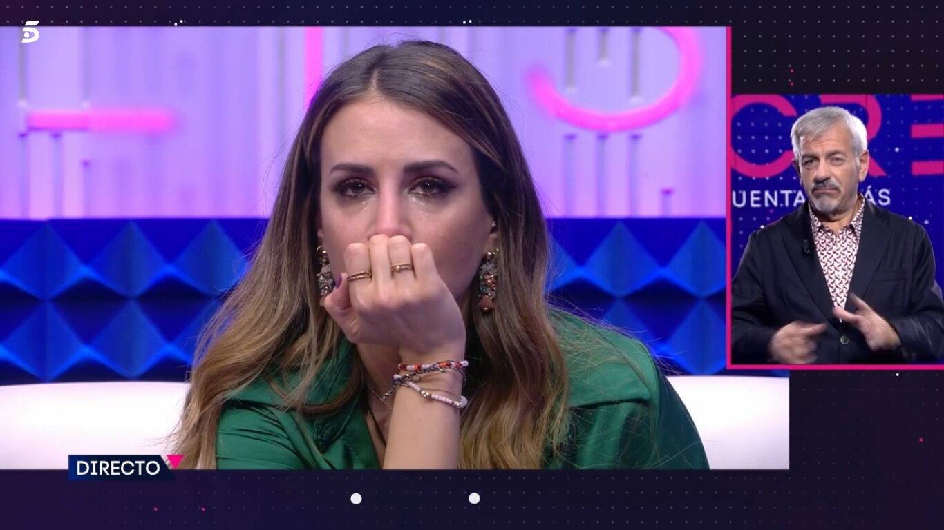 Cristina Porta derrumbada por la bronca con Adara / Telecinco.es