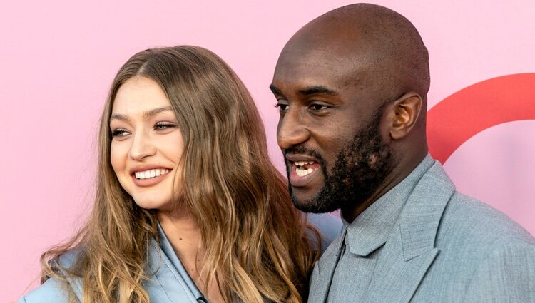 Virgil Abloh con Gigi Hadid