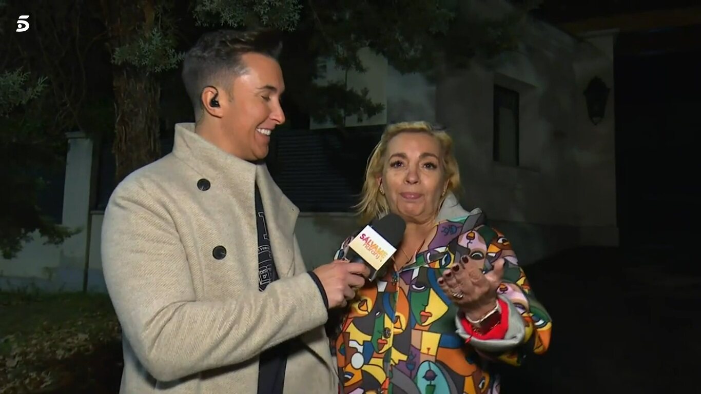 Carmen Borrego hablando de la mudanza de su madre / Telecinco.es