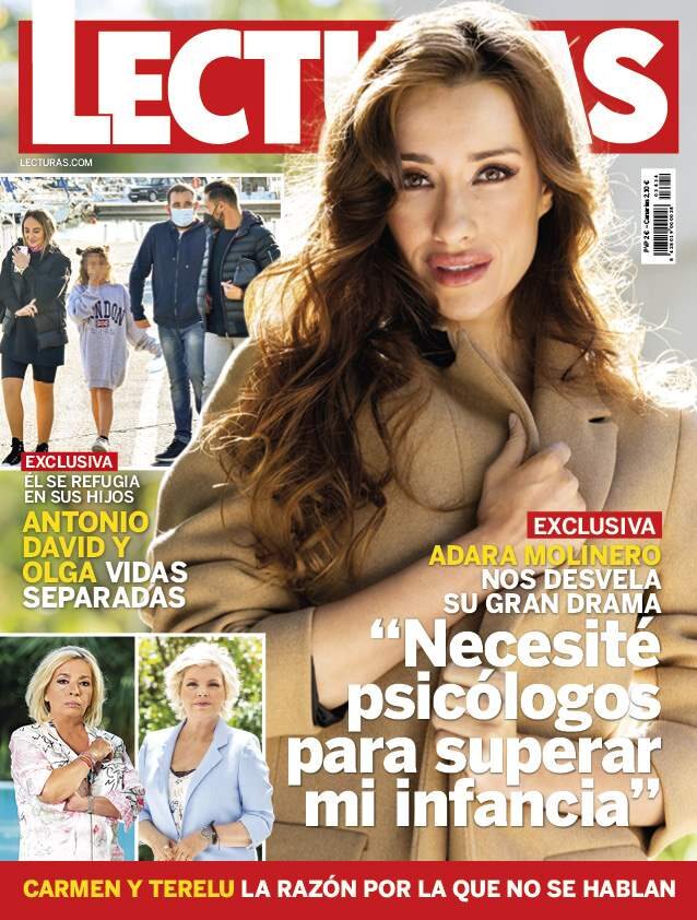 Adara Molinero en la portada de Lecturas