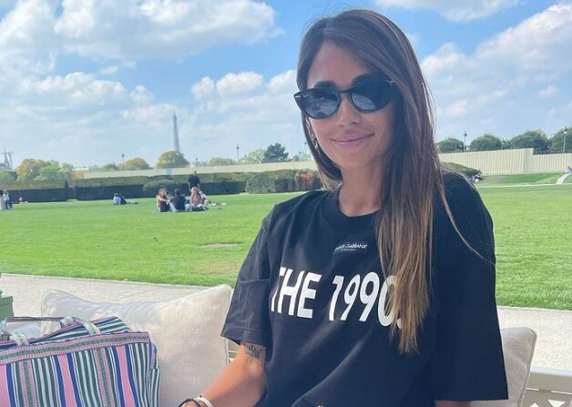 Antonella Roccuzzo en París/ Foto: Instagram