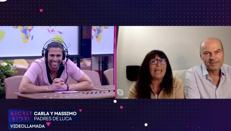 Luca habla con sus padres | Foto: telecinco.es