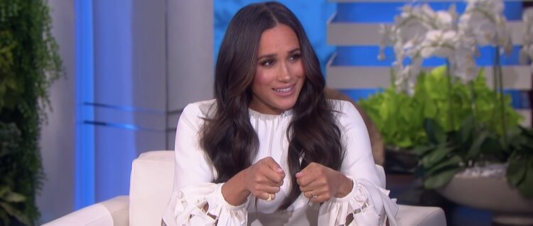 Meghan Markle en el programa de Ellen DeGeneres