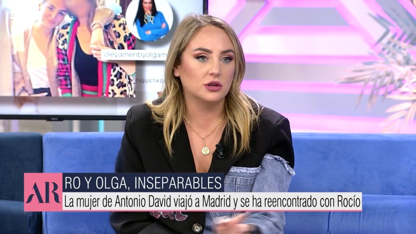 Rocío Flores en una de sus intervenciones en 'AR' / Telecinco.es