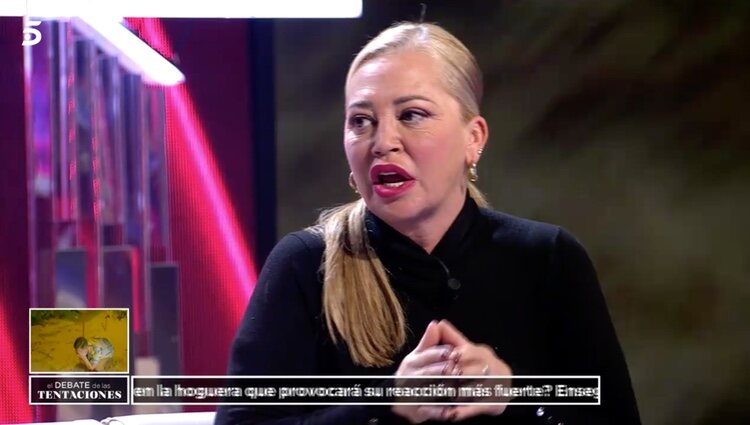 Belén Esteban recibe una ovación del público por si zasca a Fani Carbajo / Foto: Telecinco.es