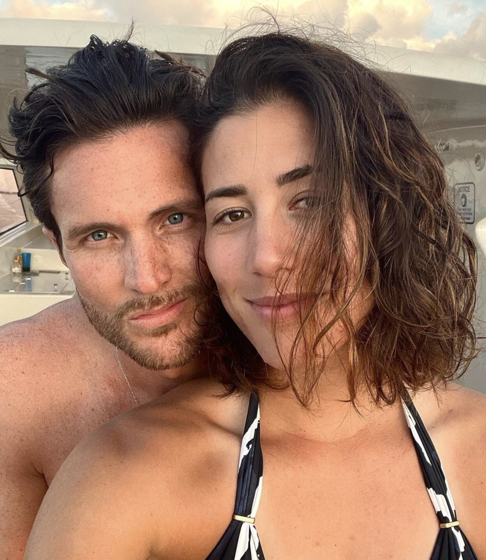 Arthur Borges y Garbiñe Muguruza, juntos en el Caribe/ Foto: Instagram