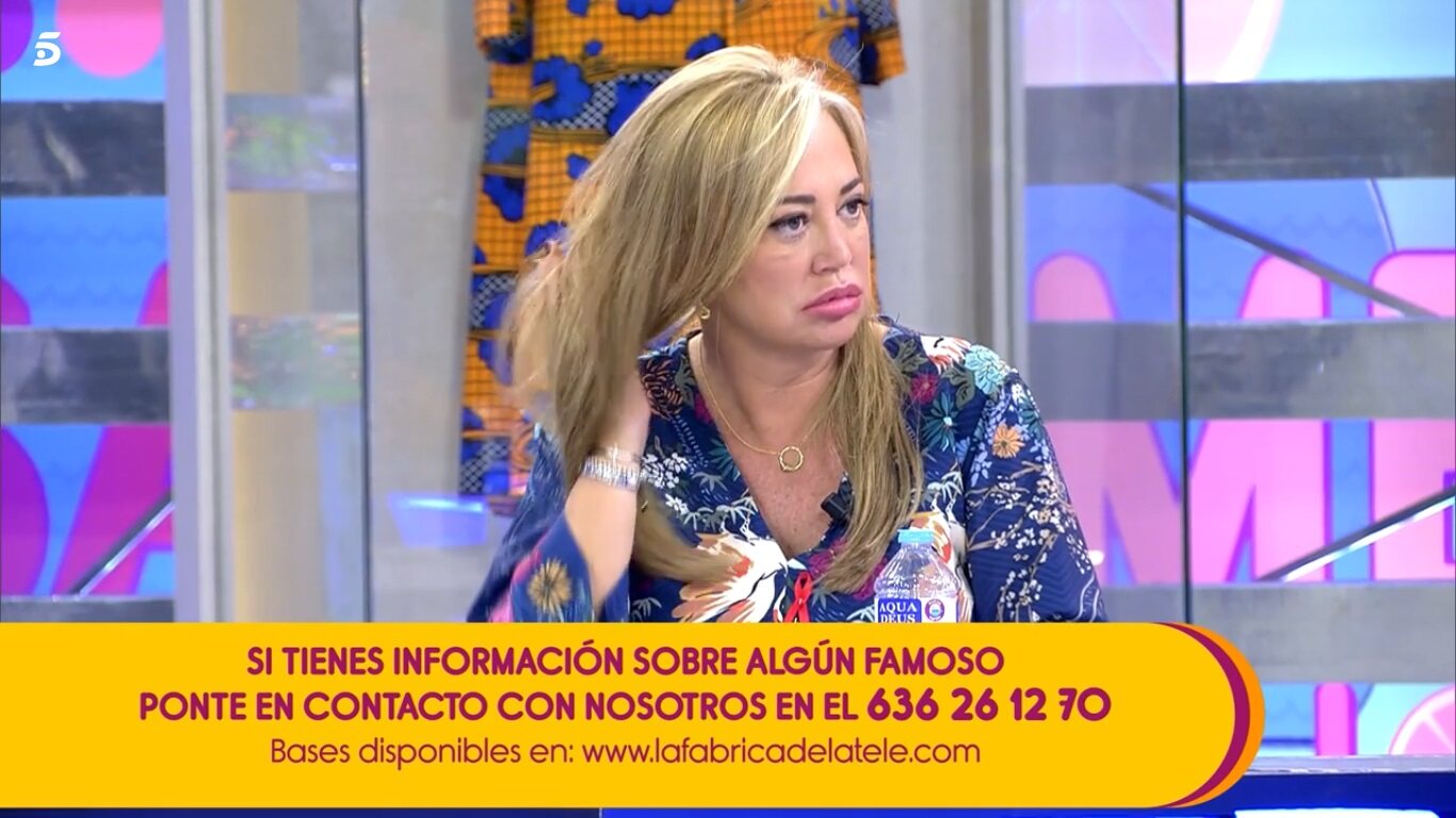 Belén Esteban en la mesa de actualidad de 'Sálvame' / Telecinco.es